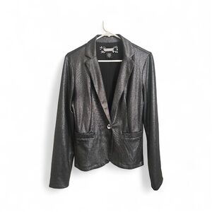 Zara Shimmering Black Blazer